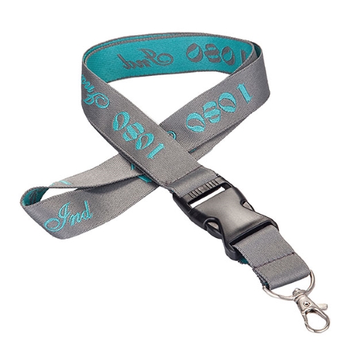 Buckle Release Woven Lanyard