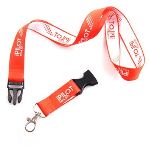 Buckle Release Woven Lanyard