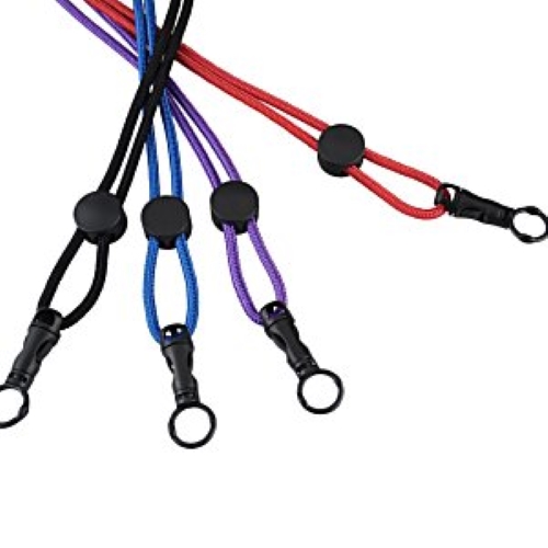 Round Nylon Power Cord Lanyard