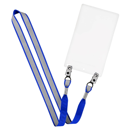 Reflective Lanyard-Double Bulldog Clip