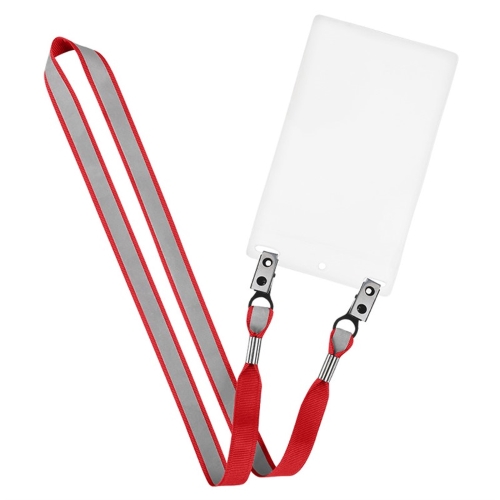 Reflective Lanyard-Double Bulldog Clip