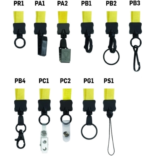 Reflective Polyester Custom Lanyard w/ O-Ring