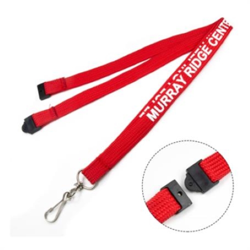 Tube Lanyards With Safety Breakaway