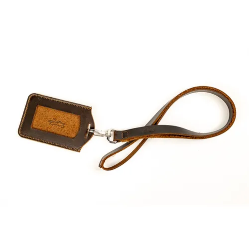 Leather Lanyard & ID Holder