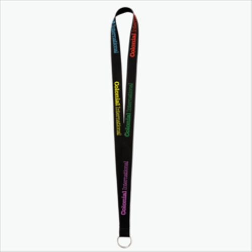 Poly-Dye Full-Color Printed Lanyard w/Key Ring