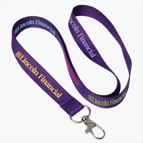 Poly-Dye Full-Color Printed Lanyard w/Lobster Claw