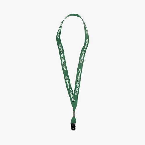 Polyester Lanyard Bulldog Clip