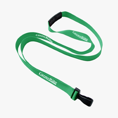 Antimicrobial Breakaway Lanyard w/Wide Plastic Hook