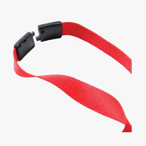 Antimicrobial Breakaway Lanyard w/Wide Plastic Hook