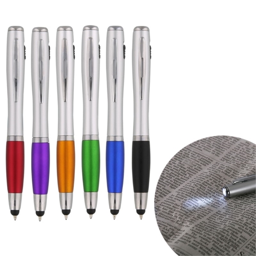 Triple Pen With LED Light and Stylus