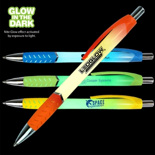 Customized Nite Glow Grip Pen