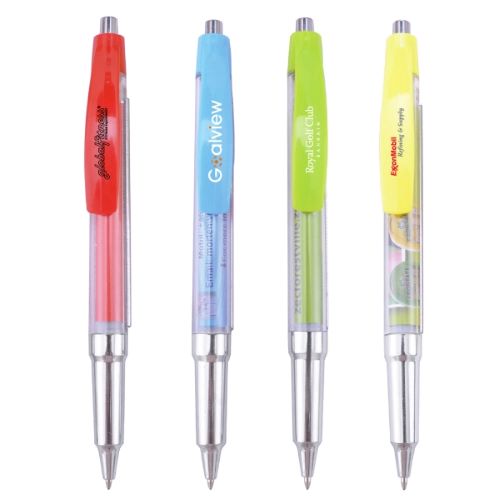 Plastic Big Clip Banner Pen