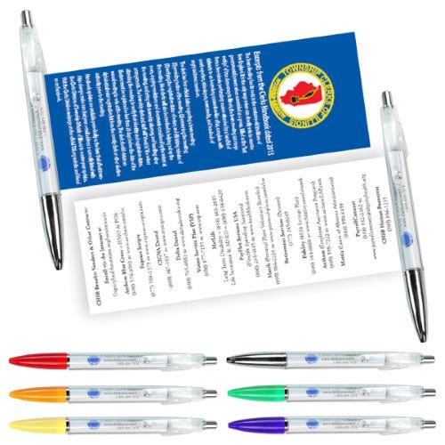 Silver Tip Banner Pen