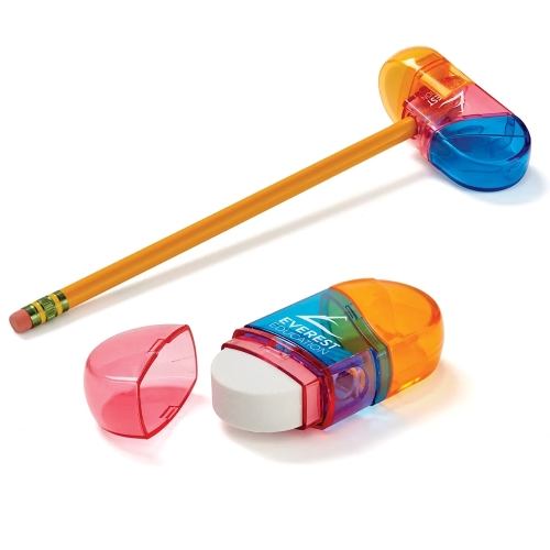 Twister 2-In-1 Pencil Sharpener With Eraser