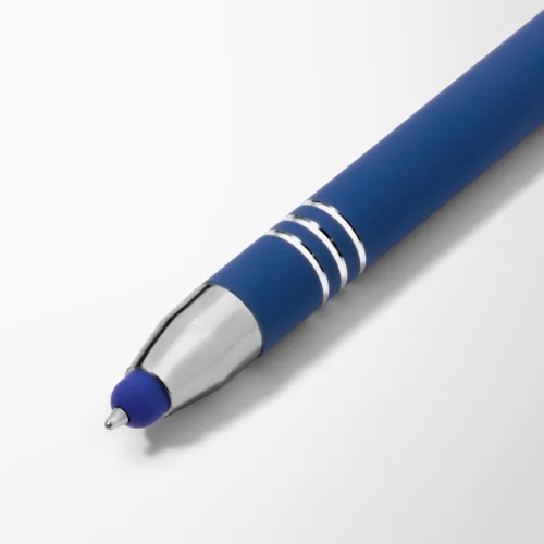 Bright Engraved Soft Touch Maya Stylus Pen