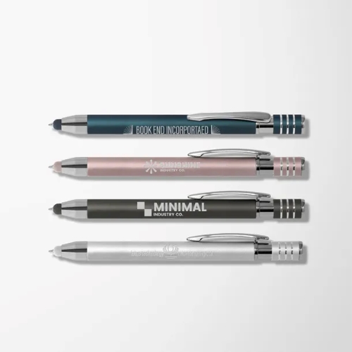 Mineral Engraved Soft Touch Maya Stylus Pen