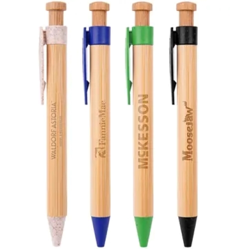 Retractable Wheat Straw Eco-Pen