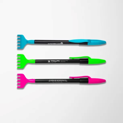 Neon Extending Back Scratcher with Pen