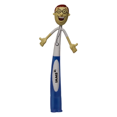 Male Health Care Professional Bend-A-Pen