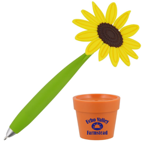 Potted Sunflower Pen