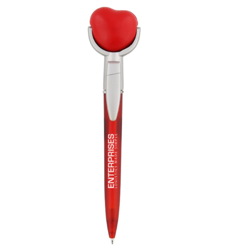 Heart Stress Reliever Pen Top