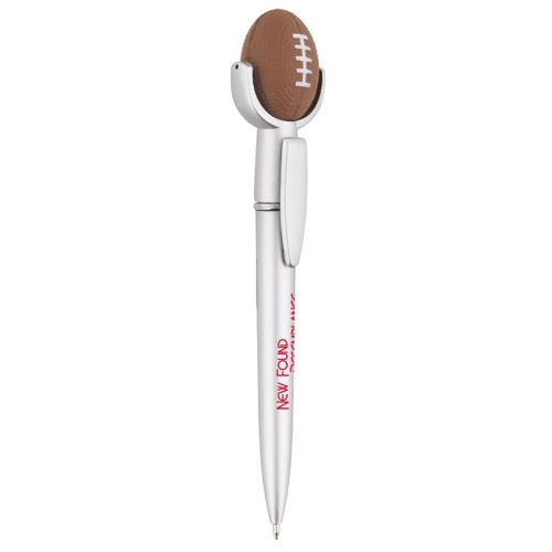 Football Stress Reliever Pen Top