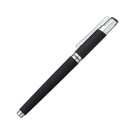 Earl Gel Ink Satin-Touch Cap Pen with Chrome Accent