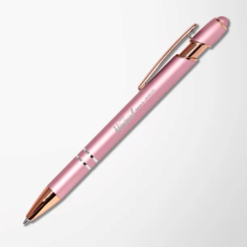 Mineral Alpha Gel Pen with Rose Gold Trim