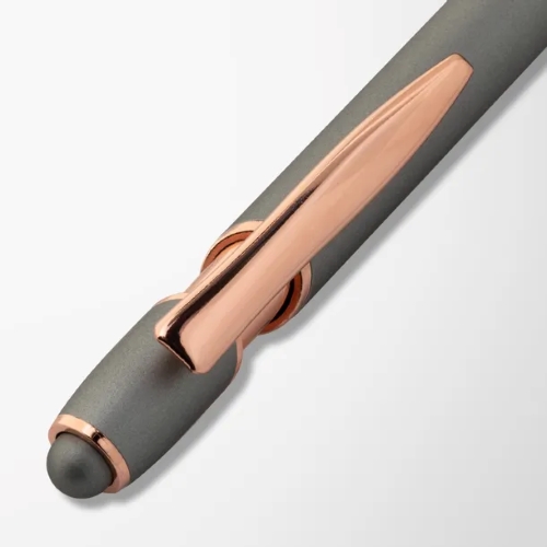 Mineral Alpha Gel Pen with Rose Gold Trim