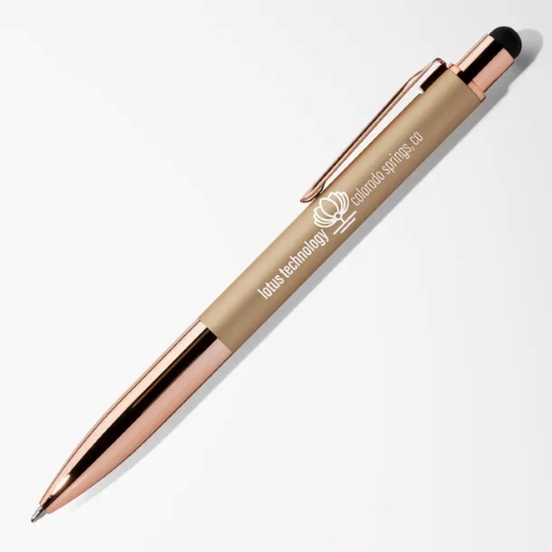 Mineral Aria Pen with Rose Gold Trim