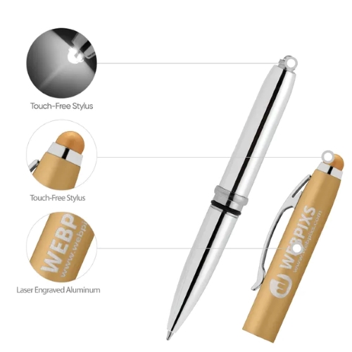 Mineral Light-Up Ace Stylus Pen