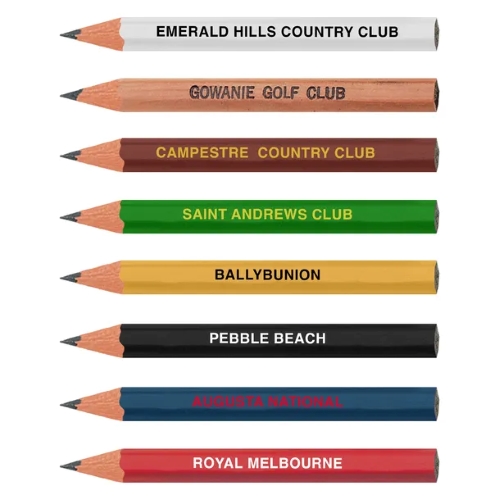 Hexagon Golf Pencils