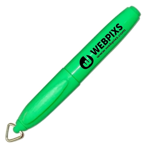 Fluorescent Highlighter with Keychain Cap