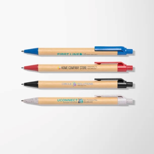 Full Color Zoe Pen with Wheat Trim