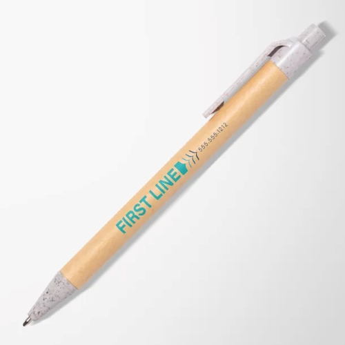 Full Color Zoe Pen with Wheat Trim