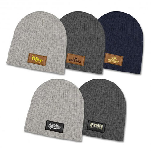 Linley Patch Cable Knit Beanies