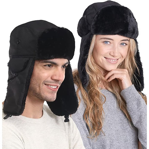 Russian Ushanka Trooper Aviator Hats for Men & Women