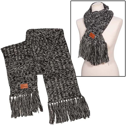 Leeman Heathered Knit Scarves