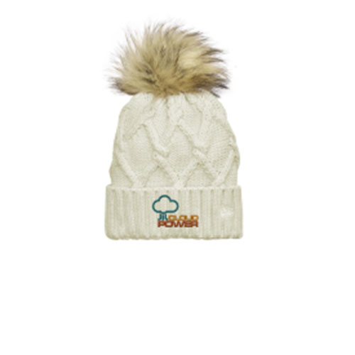 Faux Fur Pom Beanie