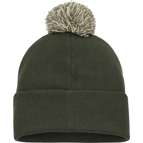 Freedom Collection Cuffed Knit Hat with Pom