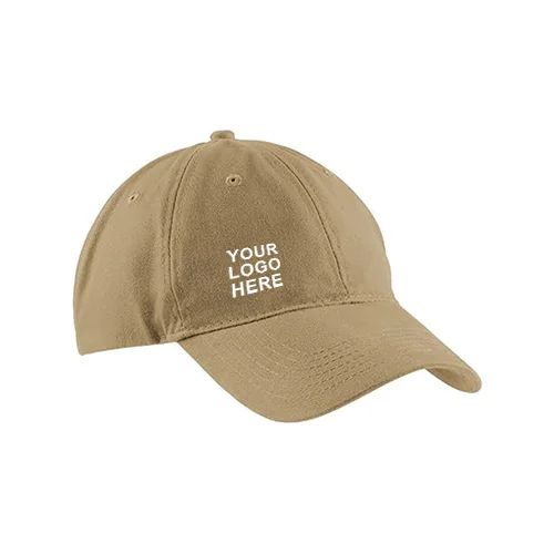 100%-Brushed-Washed-Cotton-Twill-Cap