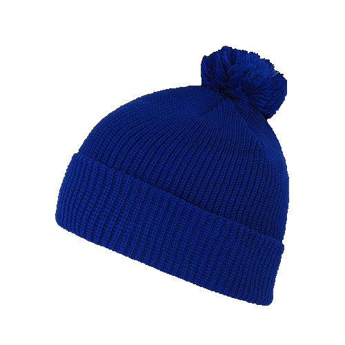 Pom Pom Knit Beanie Cap