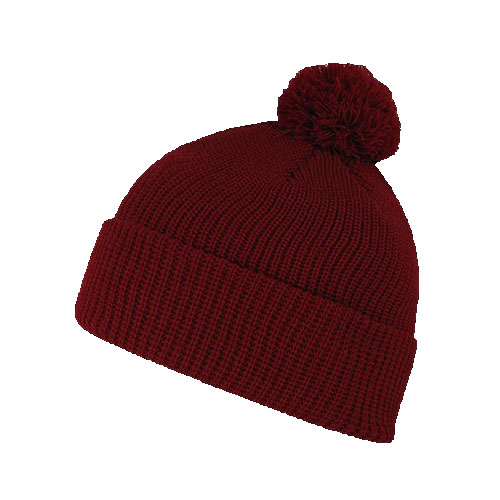 Pom Pom Knit Beanie Cap