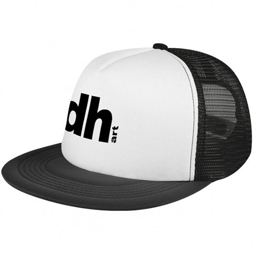 Flat Bill Snapback Trucker Style Mesh Back Caps