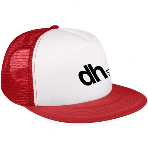 Flat Bill Snapback Trucker Style Mesh Back Caps