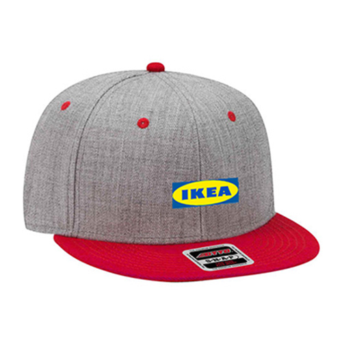 Round Flat Visor Pro Style Snapback Hat