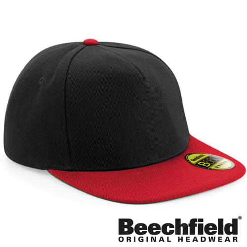 Beechfield Original Flat Peak Snapback Cap